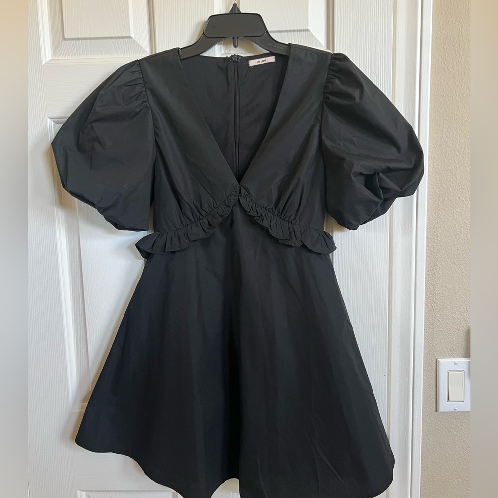 Black mini dress from Francesa’s